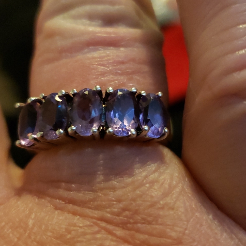 Jewelry Ring 925 Stamp Amathyst BLOWOUT